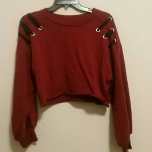 Crop top long sleeve